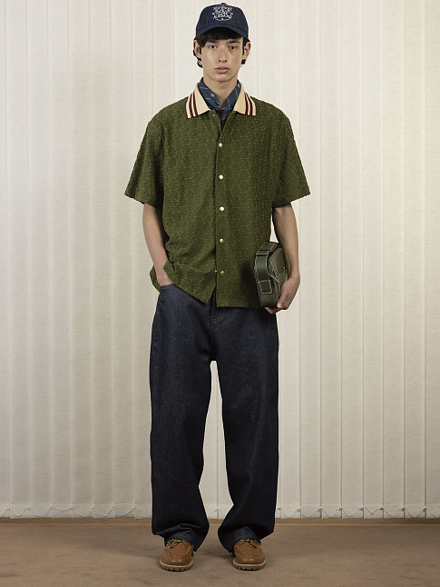 Рубашка MONOGRAMME (размер M, цвет Темно-зеленый)