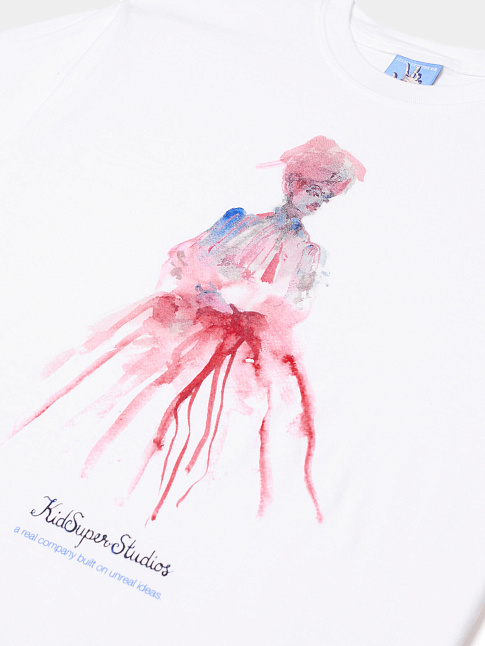 Футболка PAINTED WOMAN (размер XL, цвет Белый)