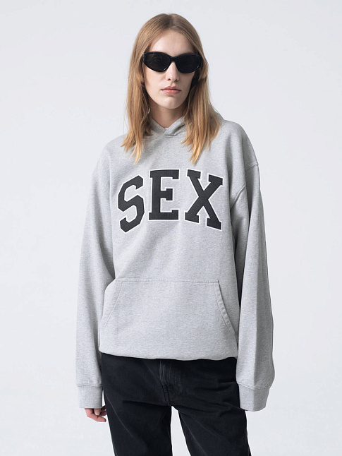 Худи SEX HOODIE (размер XL, цвет GREY)