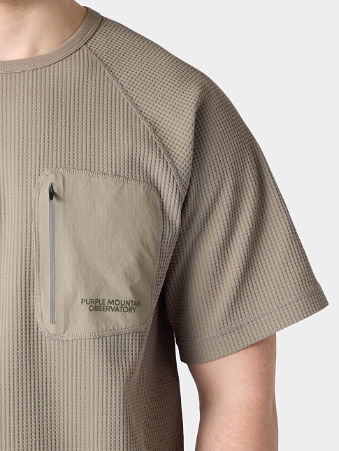 Футболка WAFFLE SS CREW (размер M, цвет Серый)