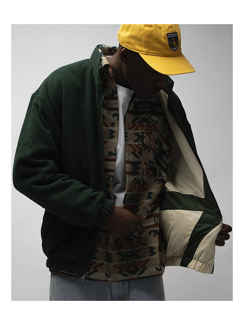 Куртка REVERSO FLEECE SPORT (размер L, цвет Белый-Зеленый)