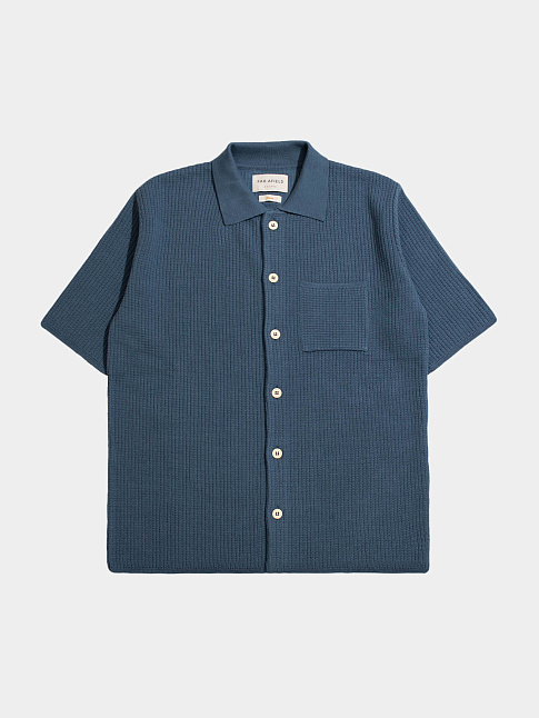 Рубашка HEITOR KNIT (размер M, цвет Синий)
