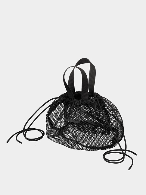 Сумка POUCH BAG MESH LINE (размер one size, цвет Черный)