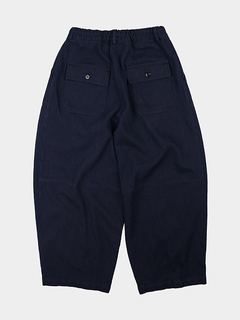 Брюки SASHIKO DENIM BALLOON (размер M, цвет Темно-синий)