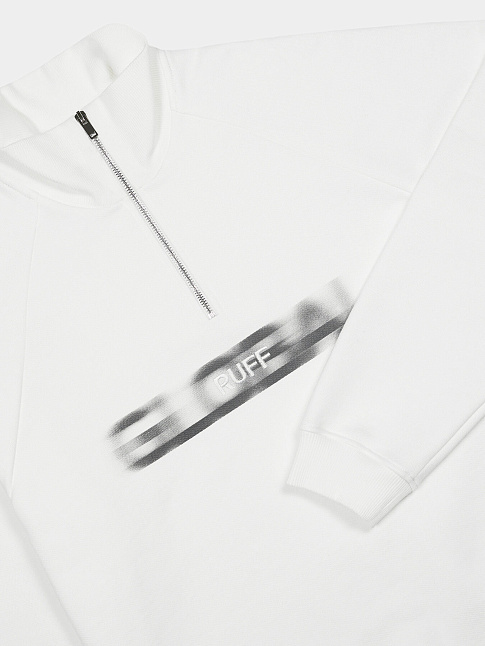 Толстовка на молнии (размер L, цвет Белый)