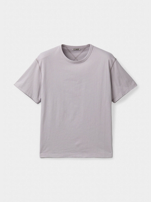 Футболка CHAIN STITCH POINTED CROP (размер L, цвет Светло-фиолетовый)