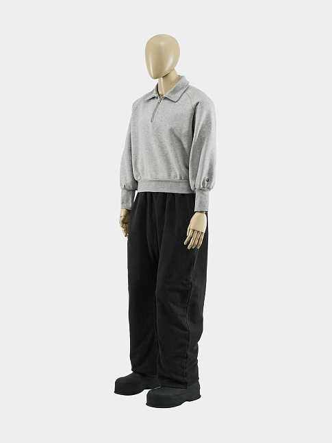 Свитшот CUFF VINTAGE HALF ZIP (размер S, цвет Серый)