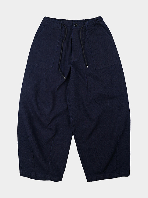 Брюки SASHIKO DENIM BALLOON (размер M, цвет Темно-синий)
