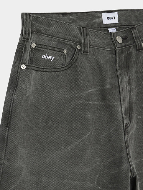 Шорты BIGWIG BAGGY DENIM (размер 30, цвет Черный)