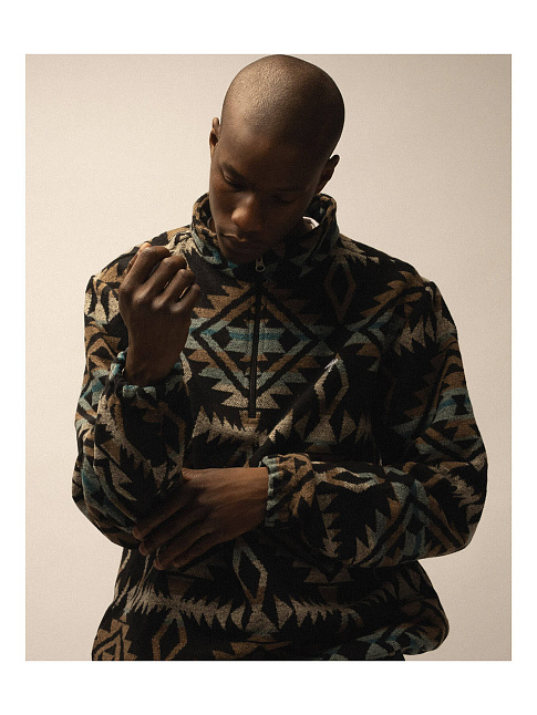 Свитшот TRADI QUARTER ZIP (размер M, цвет Разноцветный)