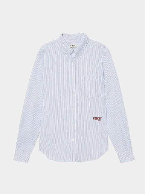 Рубашка STRIPE OXFORD (размер L, цвет Голубой)