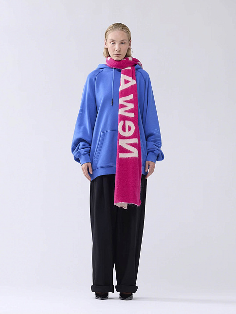 Худи LOGO LINE (размер M, цвет Синий)