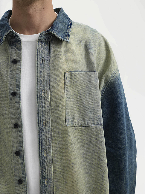 Рубашка DNM SHK (размер XXL, цвет Зеленый)