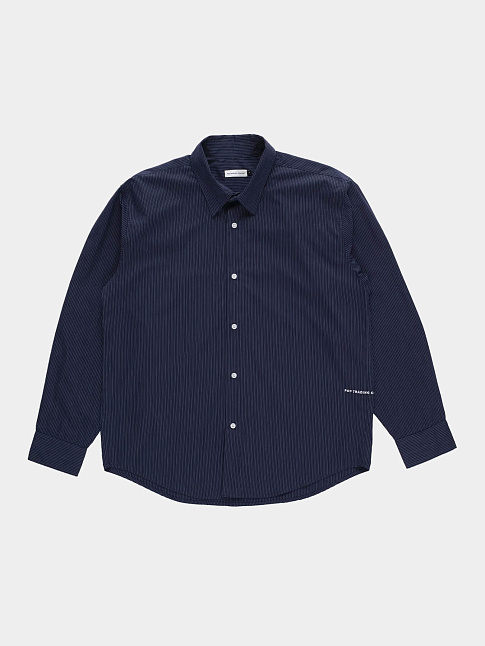 Рубашка STRIPED LOGO (размер M, цвет Синий)