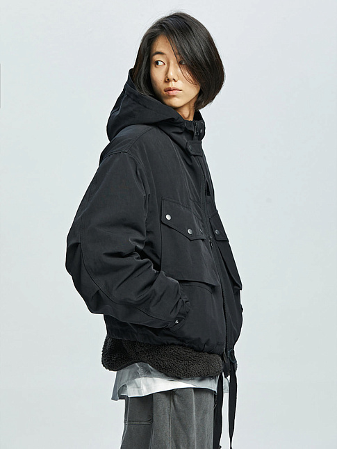 Куртка SMOCK HOODED PARKA 002 (размер L, цвет Черный)