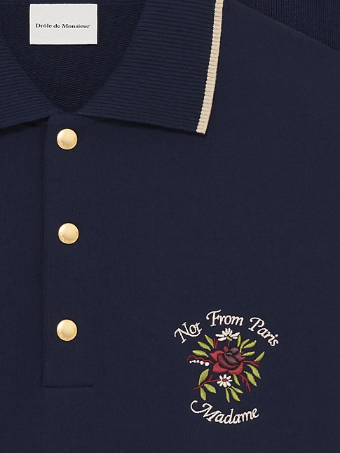 Свитшот POLO SLOGAN ROSE (размер M, цвет Синий)