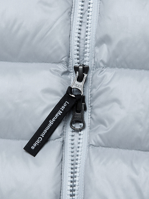 Пуховик OVAL GLOBE LIGHT WEIGHT HOODED DOWN (размер XL, цвет Светло-серый)