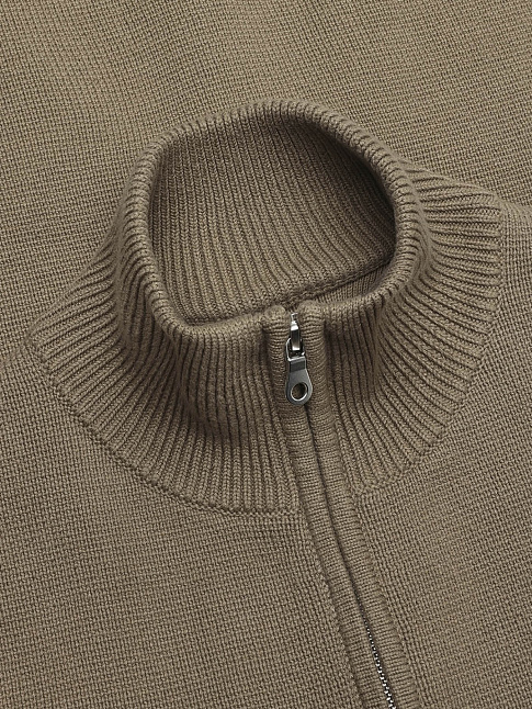 Кардиган ZIPPER KNIT (размер M, цвет Хаки)