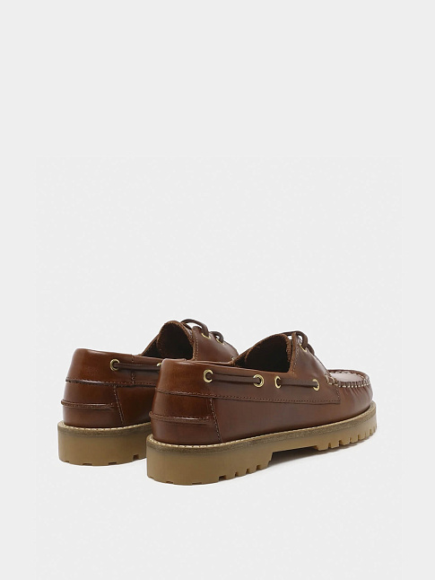 Ботинки OLLIE BOAT SHOE (размер 36, цвет Коричневый)