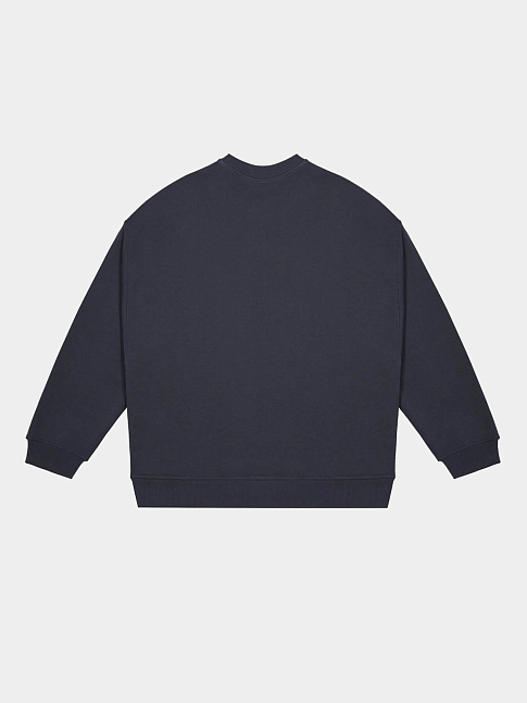 Свитшот OVERSIZED  (размер S, цвет Темно-серый)