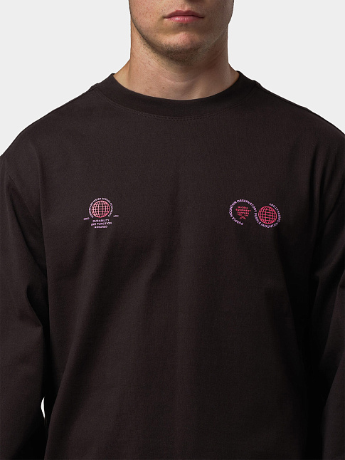 Лонгслив GLOBE LOGO (размер M, цвет Черный)