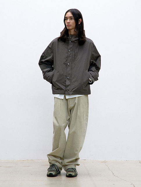 Куртка CROP HOODIE MILL (размер L, цвет Коричневый)