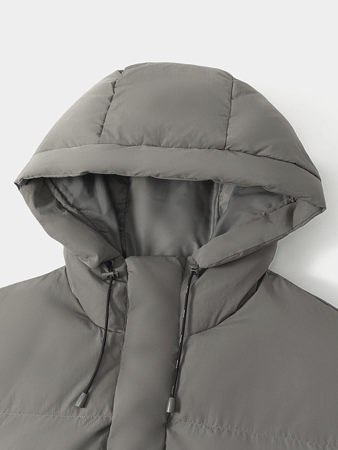 Пуховик HTF LOGO (размер XL, цвет Серый)