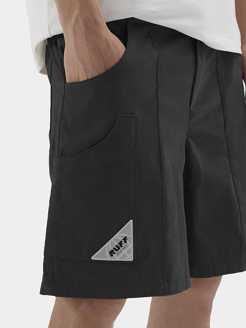 Шорты из канваса (размер S, цвет Черный)