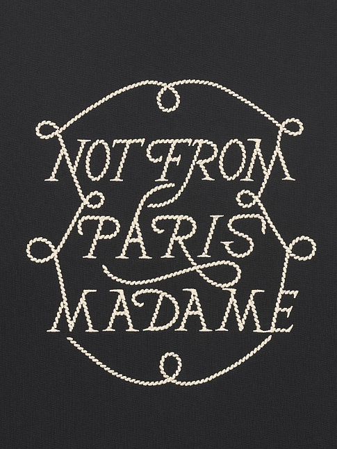 Свитшот SLOGAN TRESSES (размер M, цвет Черный)