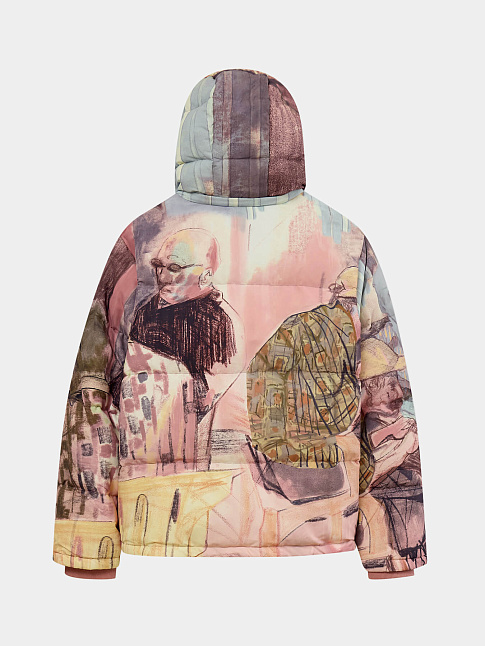 Пуховик DOMINO PLAYERS (размер M, цвет Разноцветный)