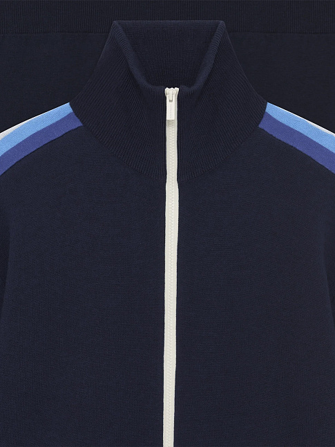 Свиттер на молнии DROLE (размер M, цвет Синий)