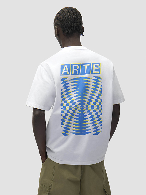 Футболка ABSTRACT BACK PRINT (размер M, цвет Белый)
