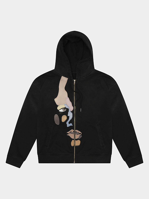 Худи SIDE EYE FACE (размер XL, цвет Черный)