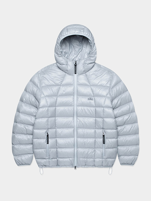 Пуховик OVAL GLOBE LIGHT WEIGHT HOODED DOWN (размер XL, цвет Светло-серый)