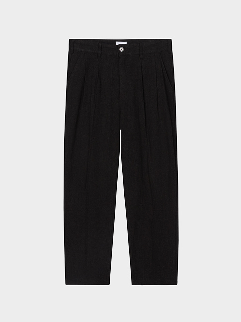 Брюки FUBAR LINEN PLEATED (размер 34, цвет Черный)