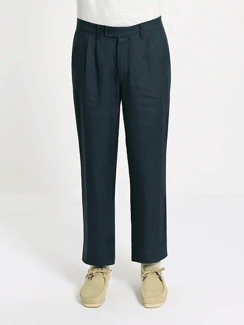 Брюки Pleated Trouser (размер 38    , цвет Blue nights)