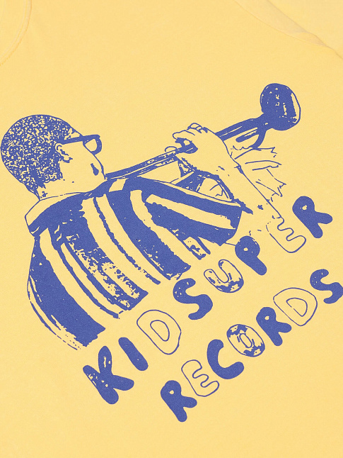 Футболка RECORDS (размер M, цвет Желтый)