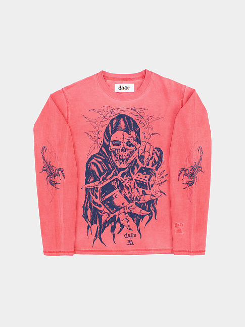 Лонгслив GOOD LUCK (размер XXL, цвет Красный)