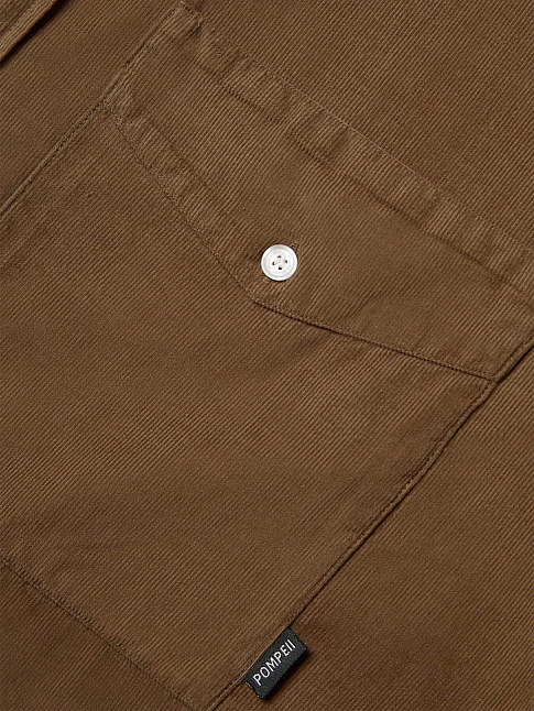 Рубашка CORDUROY BOXY (размер XL, цвет Коричневый)