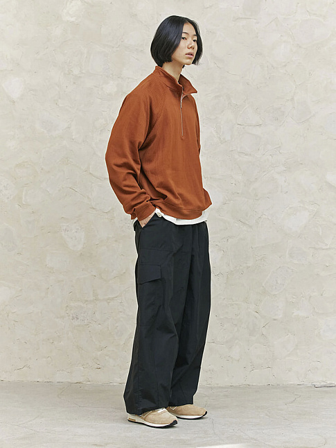 Брюки NYLON CARGO BALLOON (размер XL, цвет Черный)