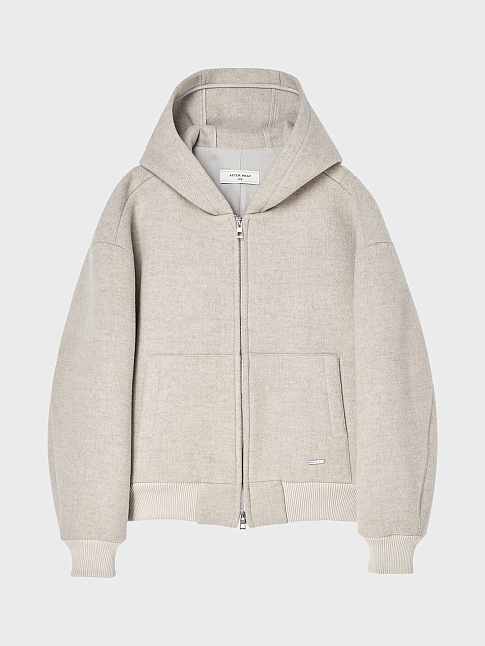 Худи SIMON HOODED ZIP-UP (размер L, цвет Белый)