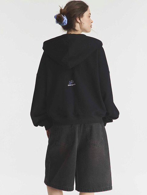 Худи ZIP JARDIN DE LAVANDE (размер XL, цвет Черный)