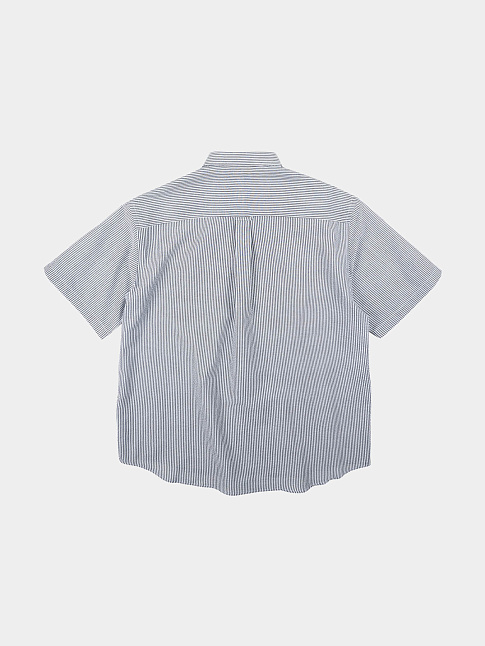 Рубашка OG STRIPE SEERSUCKER HALF (размер XL, цвет Черный)