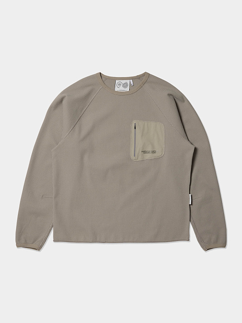 Лонгслив WAFFLE (размер XL, цвет Серый)