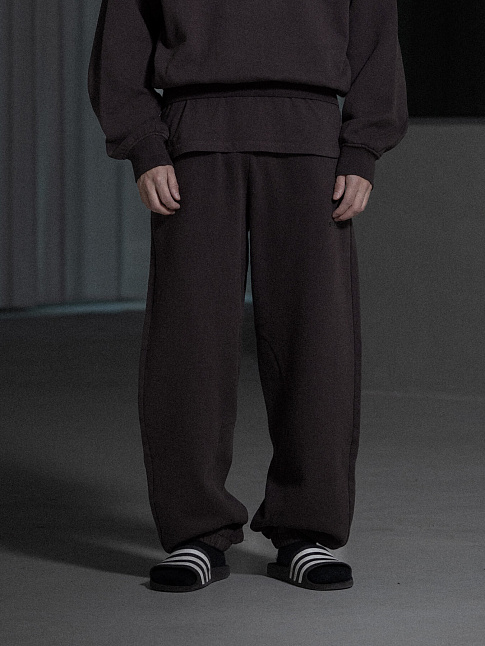 Брюки REGULAR (размер XL, цвет Темно-коричневый)