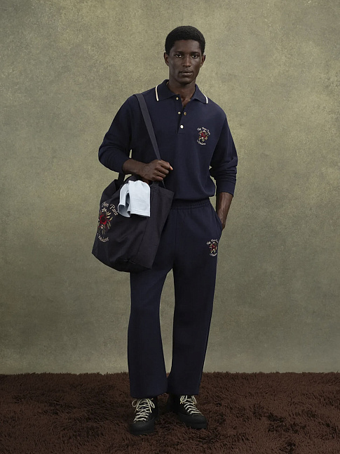 Свитшот POLO SLOGAN ROSE (размер M, цвет Синий)