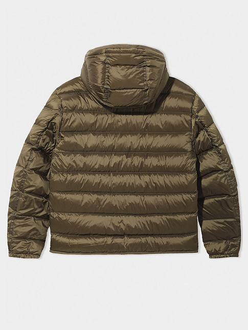 Пуховик DOWN LINER HOODED (размер 56, цвет Темно-зеленый)