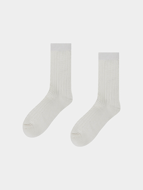 Носки TRICOTÉ (размер 40-44, цвет Бежевый)