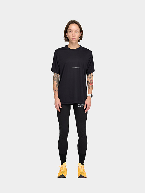 Футболка LINE LOGO (размер S, цвет Черный)