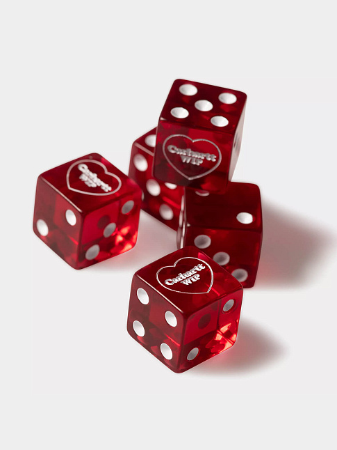 Кости игральные HEART DICE SET (размер one size, цвет Красный)